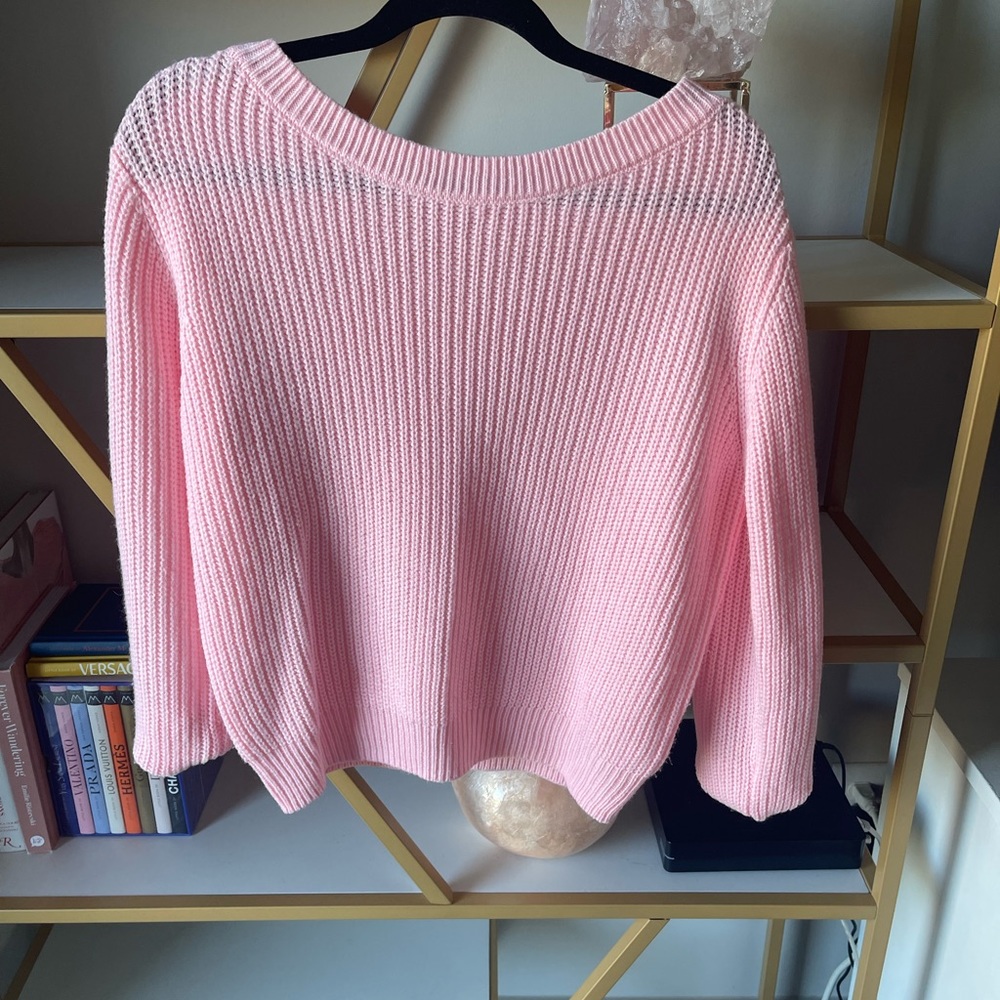 Shein pink sweater